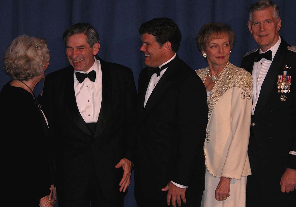 Wolfowitz, Rumsfeld Spouses Attend American Patriot Award Dinner