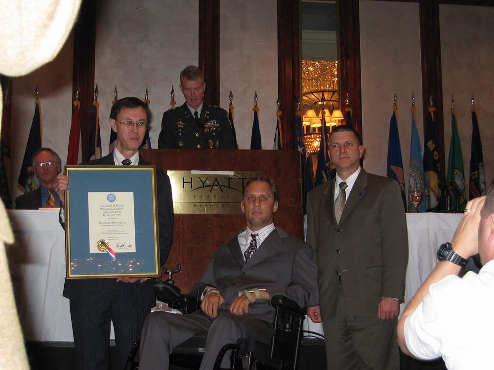 Air Force Specialist Honored for Overcoming Disability