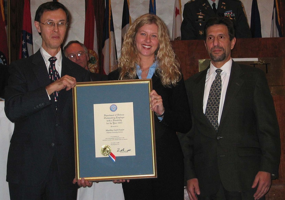 Technician with Disabilities Honored for Outstanding Service