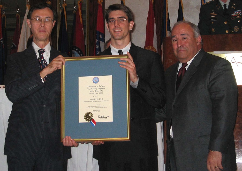 Defense Department Honors Visually Impaired Employee for Outstanding Work