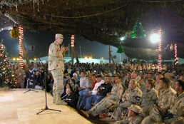 Top Military Leader Brings Star-Studded USO Tour to Troops in Kuwait