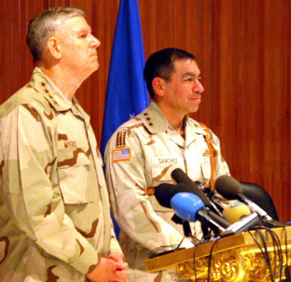 Top U.S. Military Leaders Warn Saddam Loyalists in Iraq