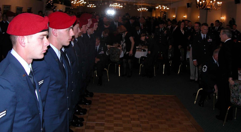 Air Force Combat Control School Graduates Don Red Berets at Ceremony
