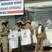 Troops Enjoy Burger King at Baghdad Airport