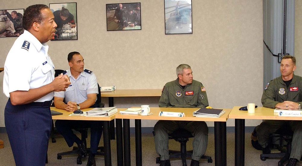 Air Force's Highest-Ranking African-American Officer Visits Maintenance Students