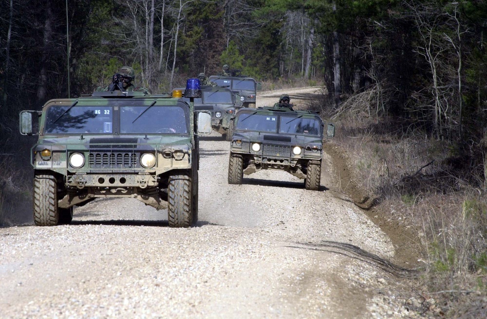 Tennessee National Guard Soldiers Train for Military Police Duties