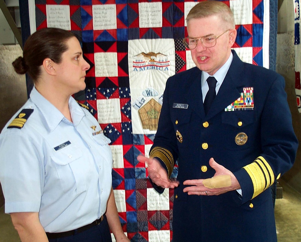 Coast Guard Vice Commandant Honors Heroic Pilot Melissa L. Rivera