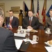 Defense Ministers from New NATO Members Meet with Rumsfeld at Pentagon
