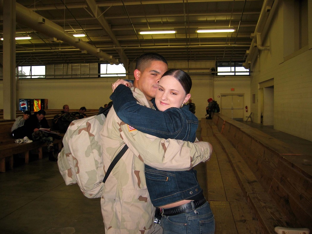 Soldier Reunited with Wife After Nine-Month Deployment to Afghanistan