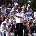 Tiger Woods Shares Golf Warm-Up Routine with Fort Bragg Crowd