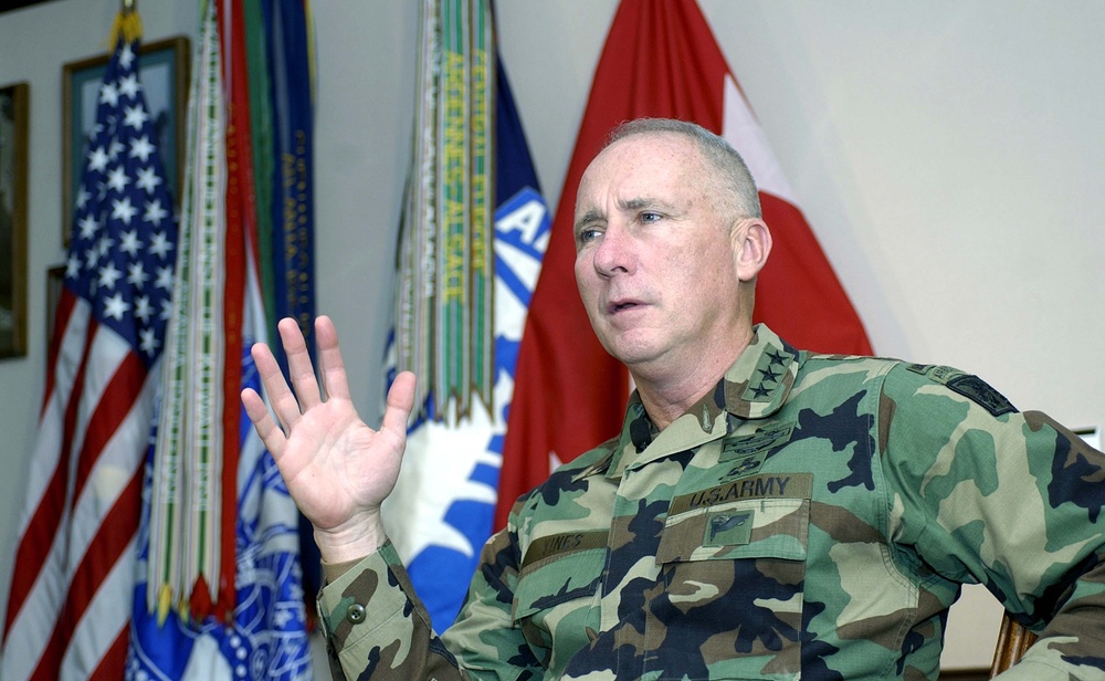Top Army Commander Calls War on Terror a &quot;National War for Our Survival&quot;