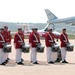 Air Force One Takes Flight as Marine Band Plays Patriotic Tunes at Armed Forces Day Celebration