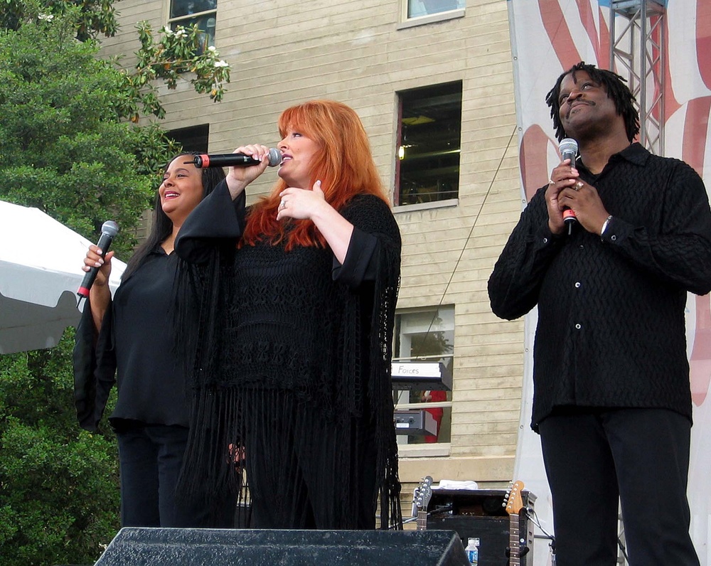 Wynonna Judd Performs for Troops at Pentagon for Military Appreciation Month