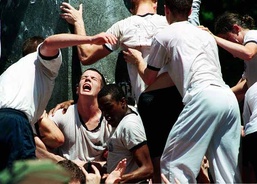Naval Academy Plebes Conquer Herndon Monument in Annual Tradition