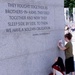 Students Copy WWII Quote at National Memorial