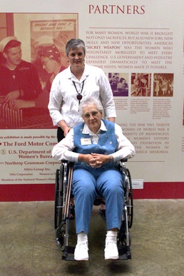 World War II Factory Worker Honored at Women's Military Memorial