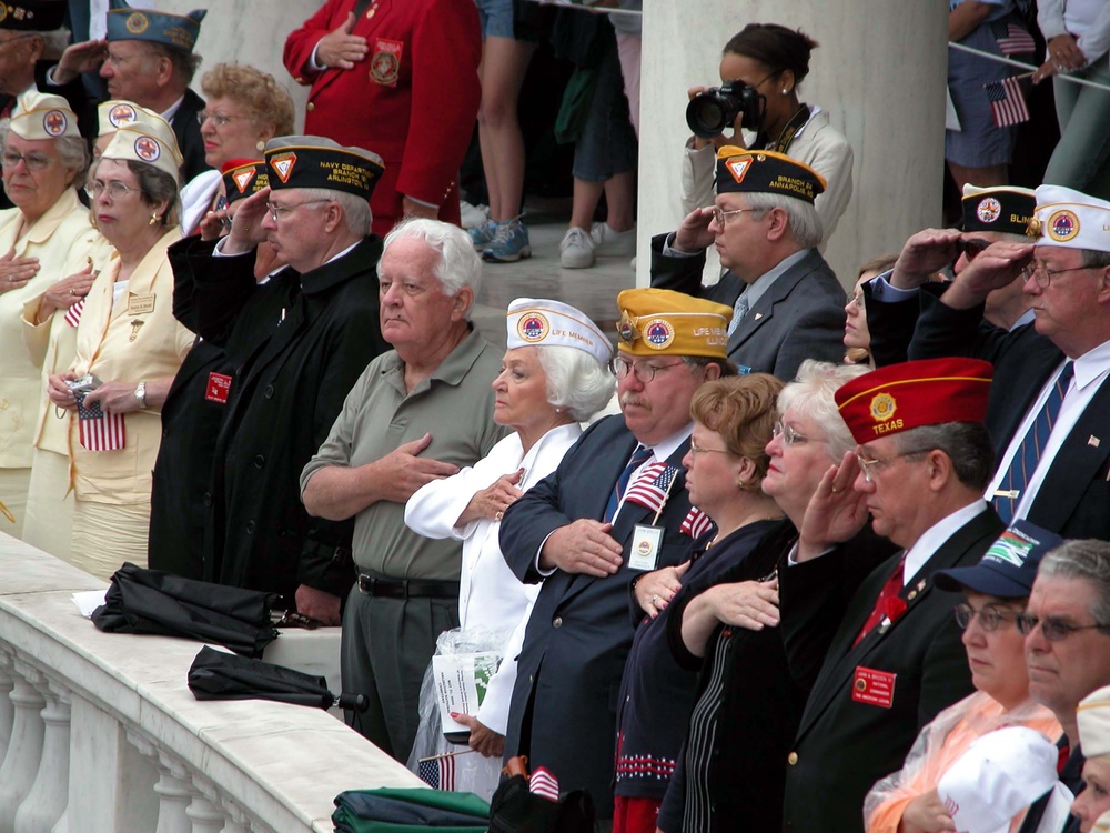 Veterans Honor Flag at Arlington National Cemetery