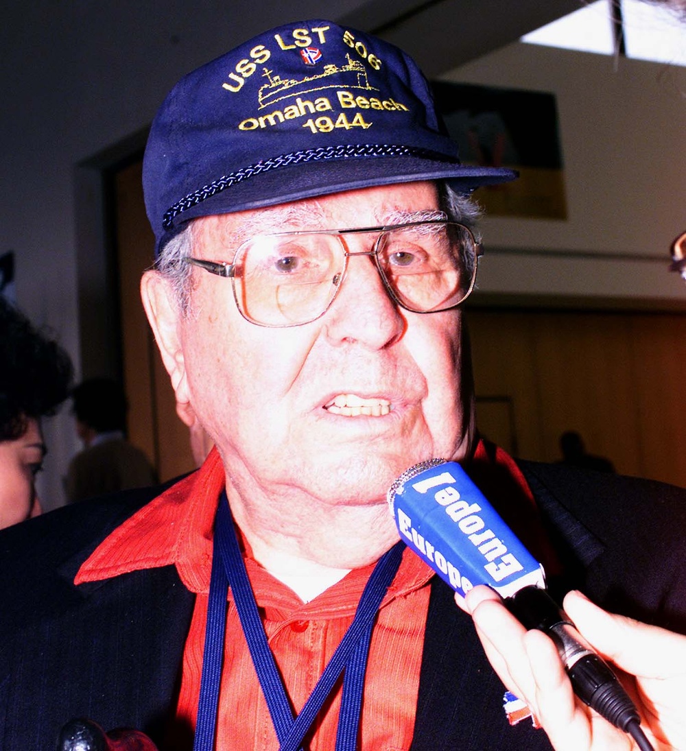 WWII Veteran Attends D-Day 60th Anniversary in Normandy