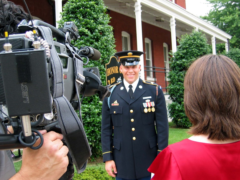 Soldier Honored to Serve as Pallbearer for Former President Reagan