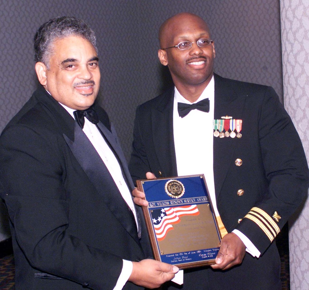 Navy Officer Honored with NAACP's Roy Wilkins Renown Service Award
