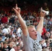 Marine Cheers on D.C. United During Armed Forces Appreciation Day