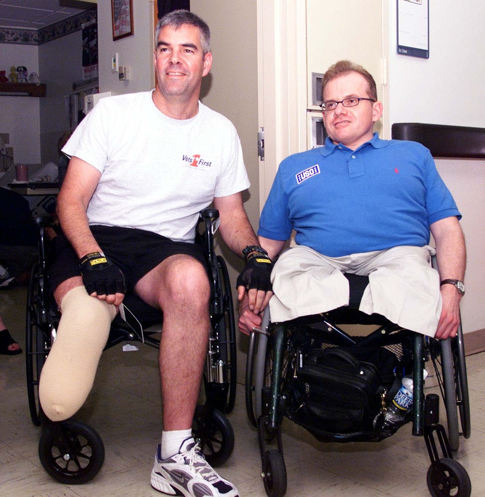 Sgt. Joe Bowser, Wounded Warrior, Meets TV Host Regis Philbin