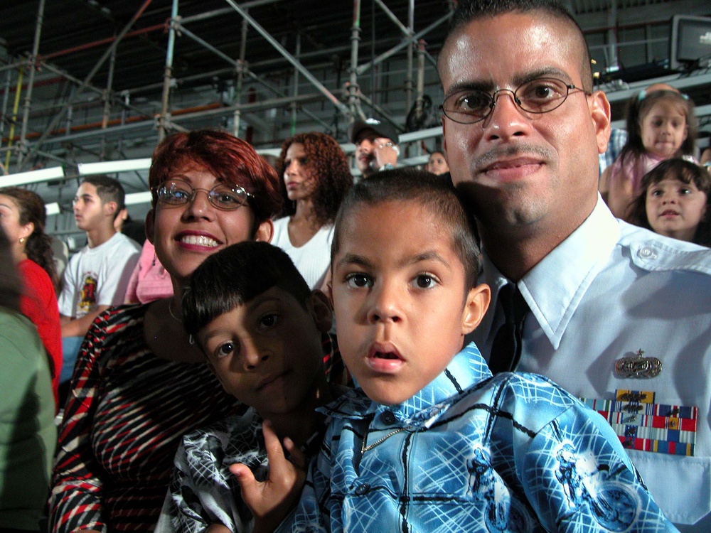 Hispanic Service Members Attend Gloria Estefan Performance at Naval Station Norfolk