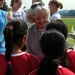 Rumsfeld's Wife Welcomes Afghan Girls to Sports Camp