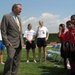 Rumsfeld Welcomes Afghan Girls to U.S. Sports Camp