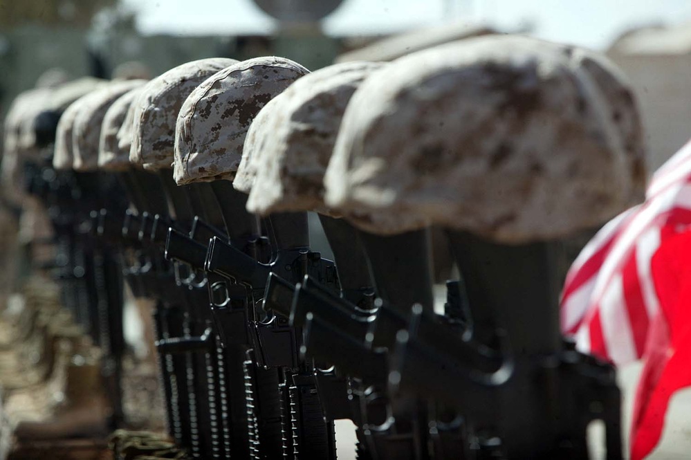 Fallen Marines Honored in Iraq Memorial Service