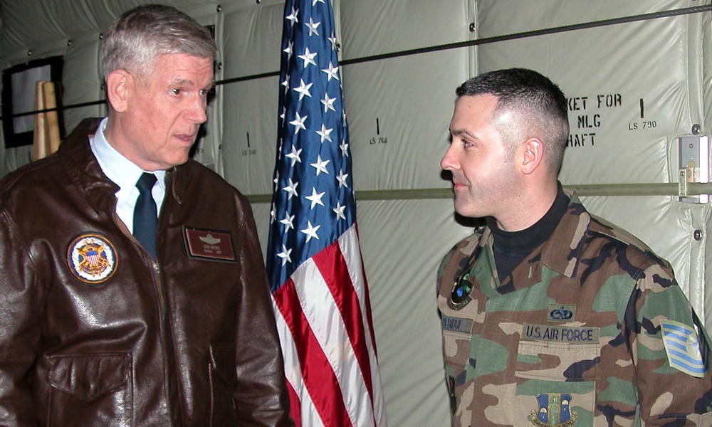 Air Force Chief Promotes Crew Chief in Surprise Ceremony