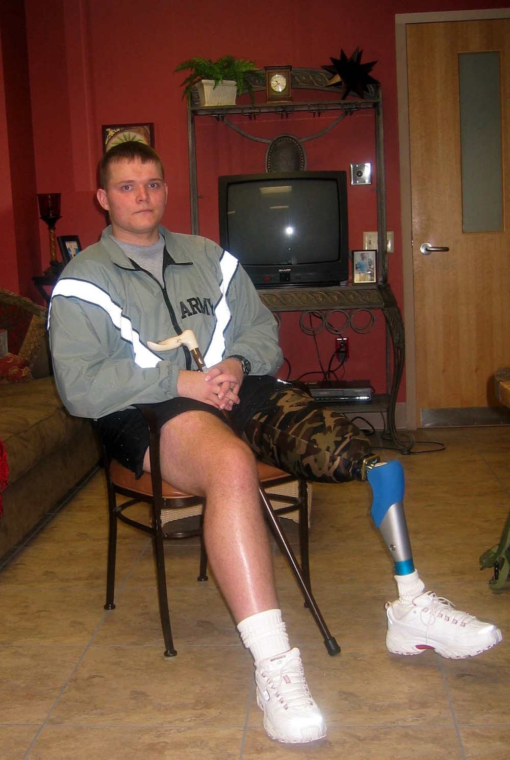 Wounded Warrior Embraces New Lease on Life with Prosthetic Leg