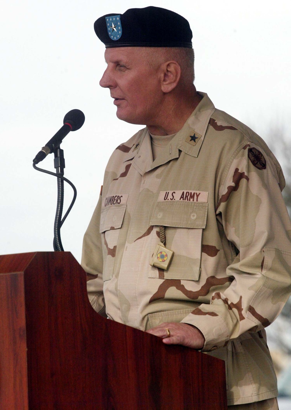 Army General Emphasizes Military's Role in Providing Order and Community