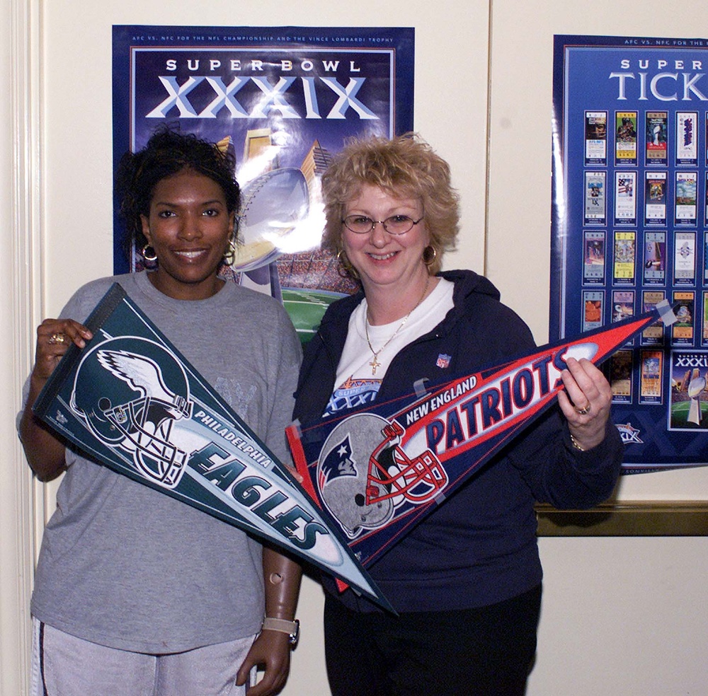 Injured Soldier Celebrates Super Bowl at Walter Reed