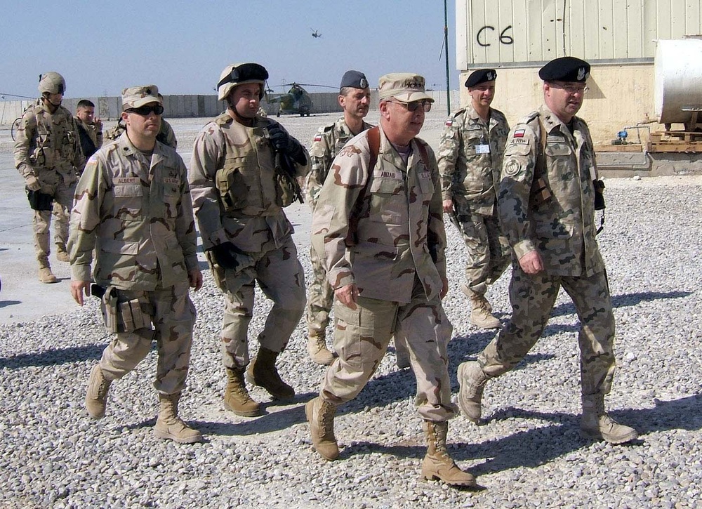 U.S. Central Command Chief Visits Troops in Iraq