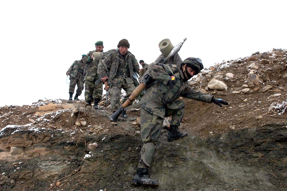 Afghan Soldiers Brave Harsh Conditions in Crash Rescue Attempt