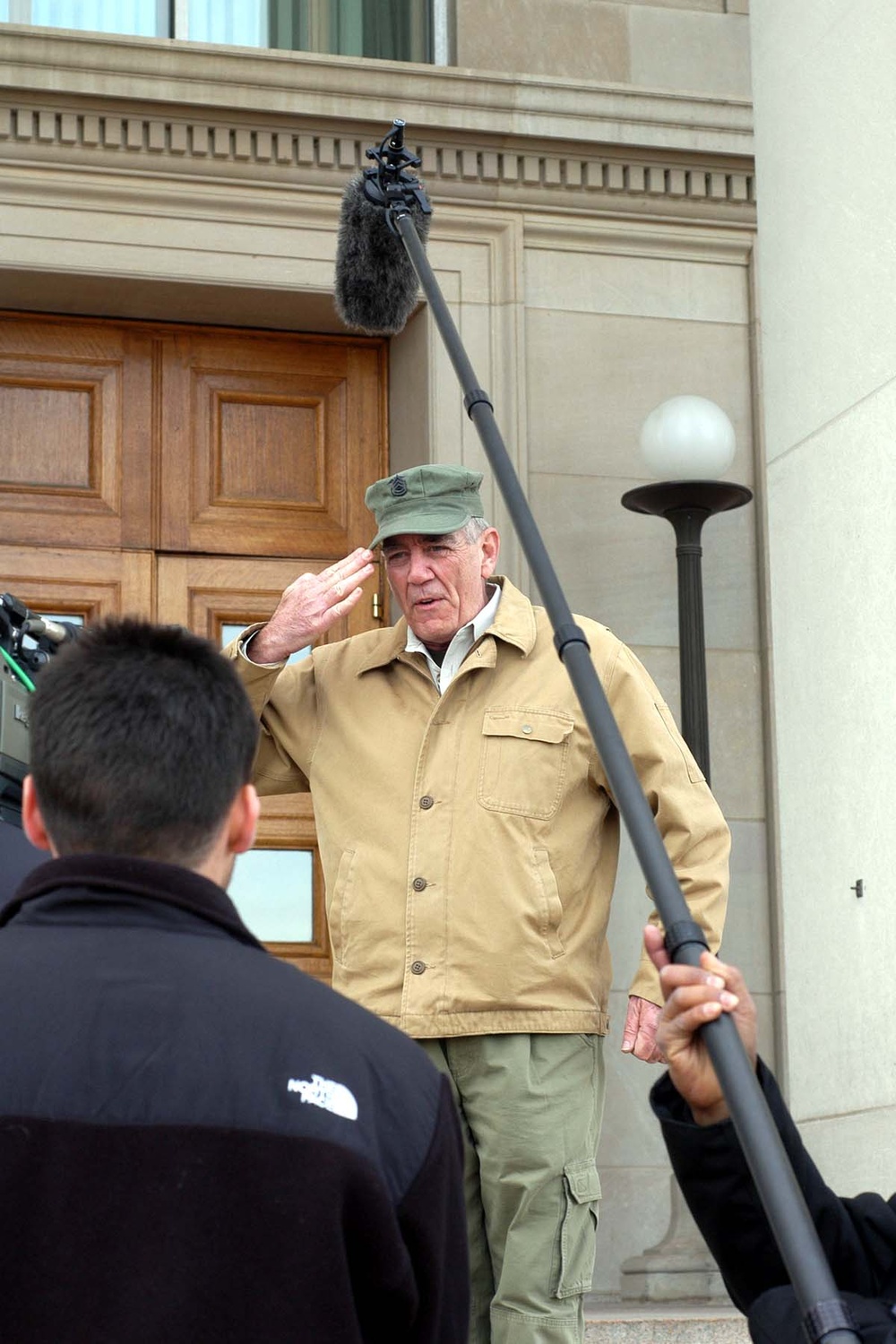 Ermey Advocates for Troop Support in Pentagon Visit