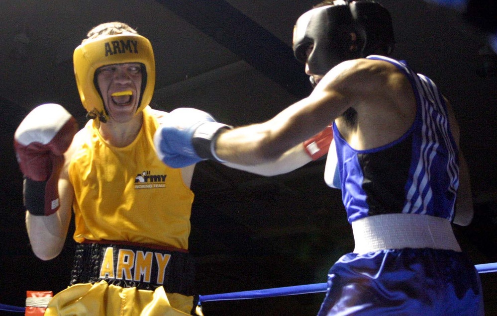Army's Spc. James Villa Outpoints Air Force's Mora at Armed Forces Boxing Championship