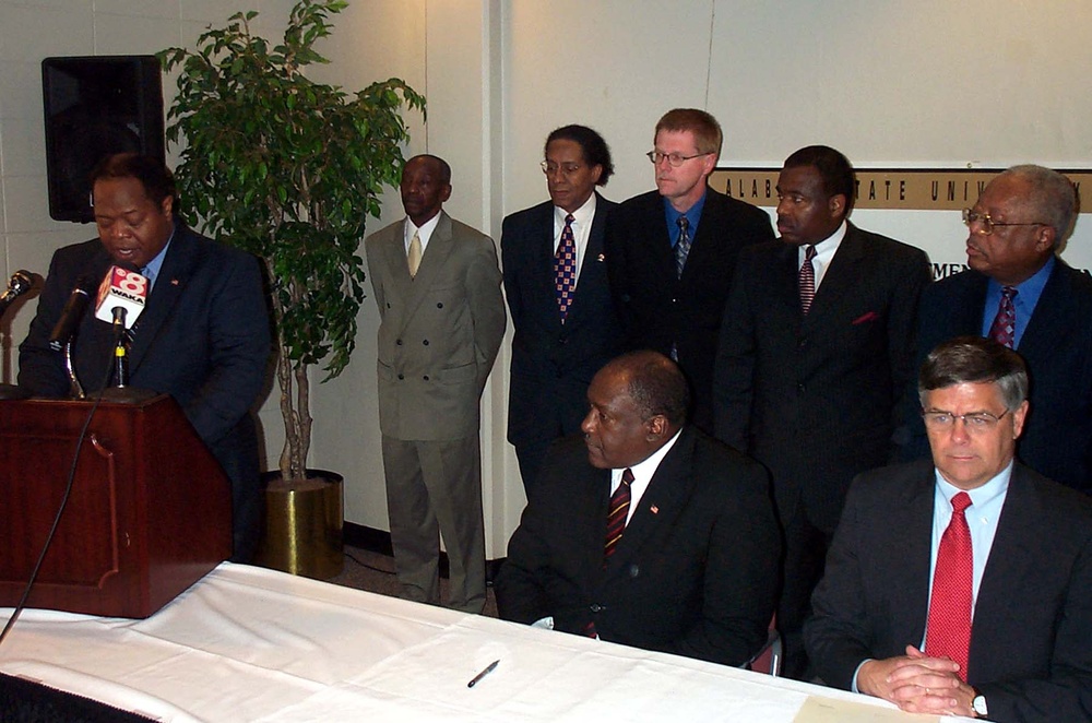 Alabama State University Signs Defense Department Commitment