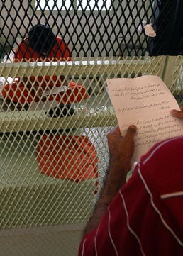 Detainee Receives Combatant Status Review at Guantanamo Bay