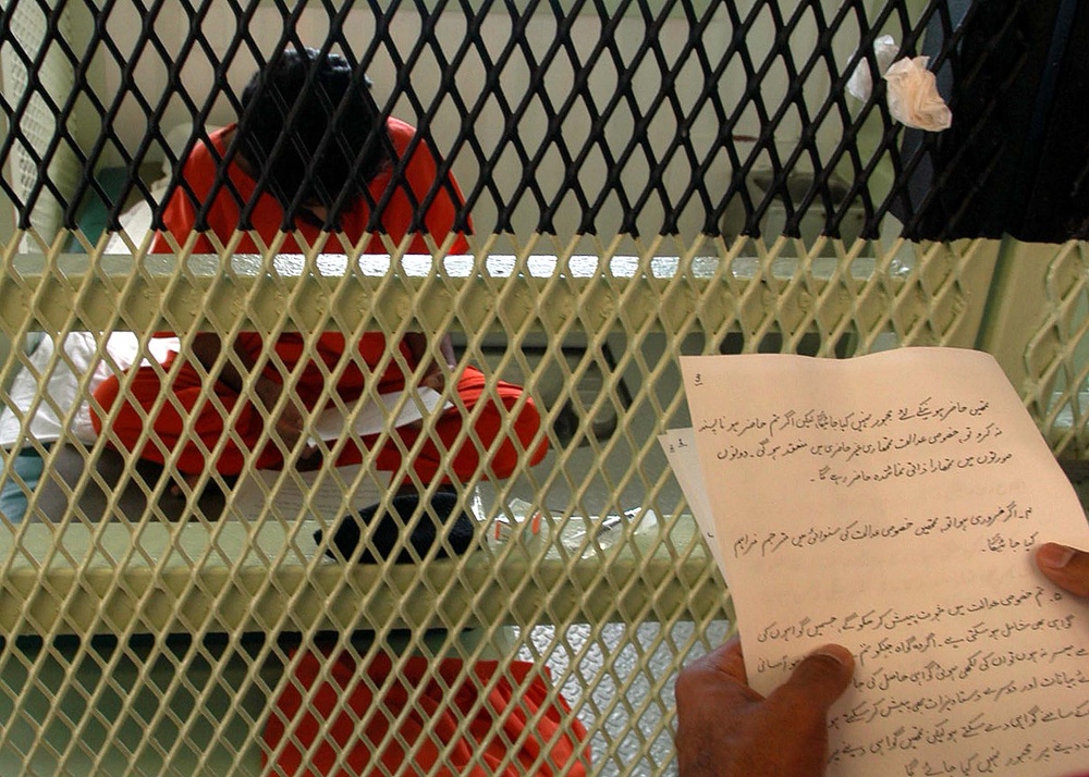 Detainee Receives Combatant Status Review at Guantanamo Bay