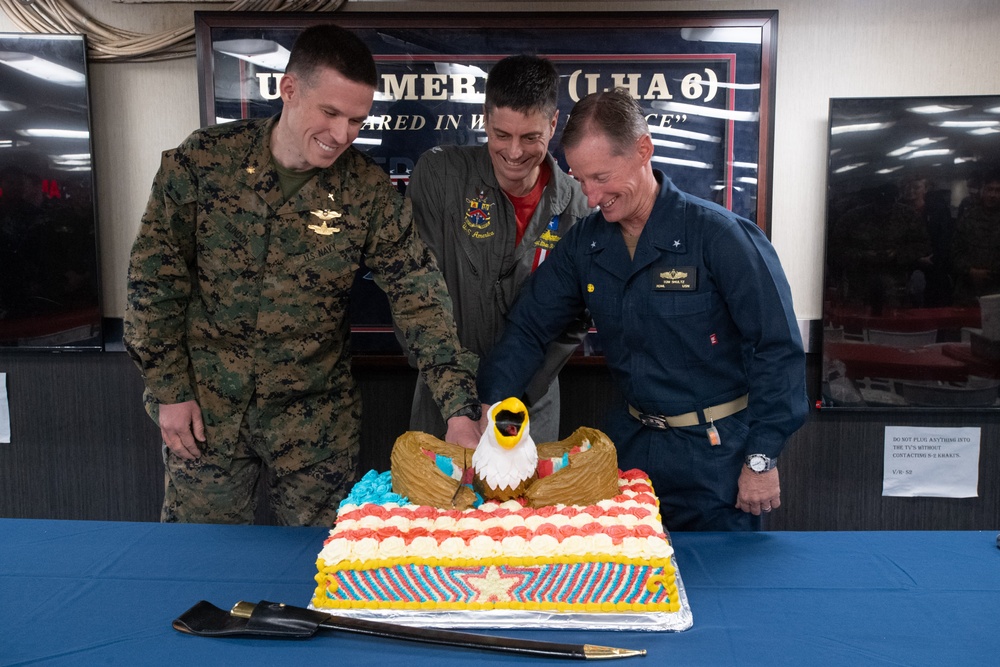 USS America (LHA 6) Commemorates Independence Day