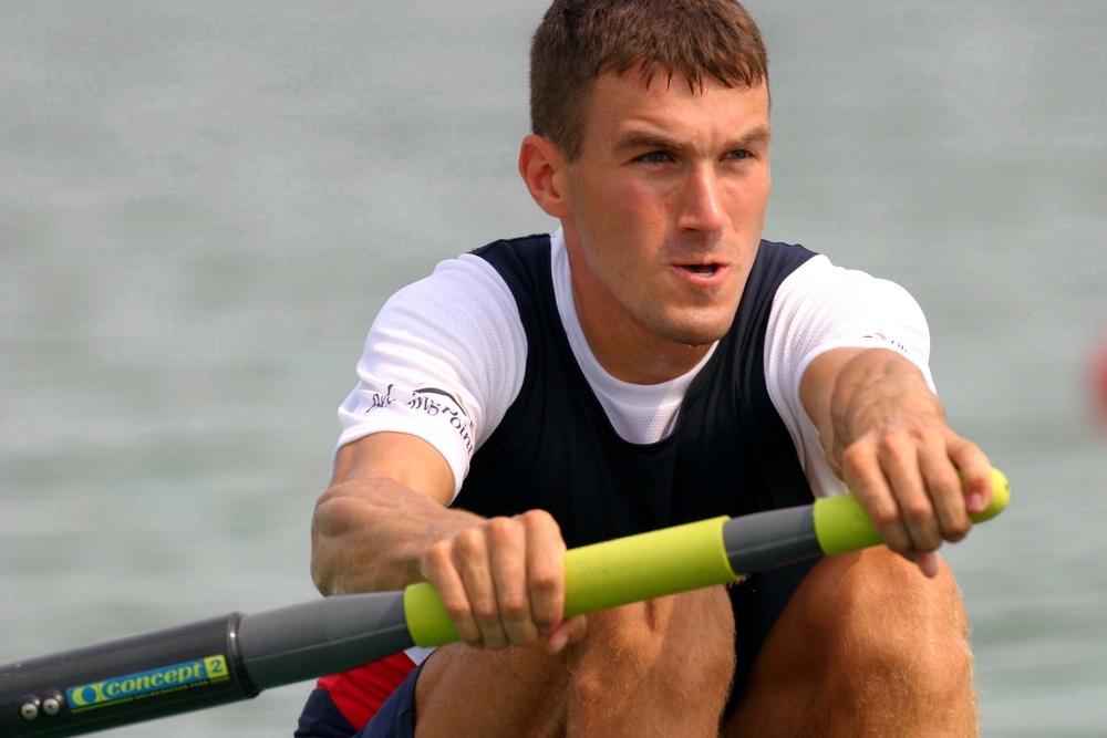 Army Athlete Rows for Team USA in Olympics