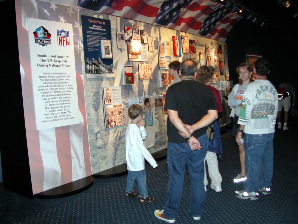 Pro Football Hall of Fame Exhibit Explores NFL's Response to National Crises