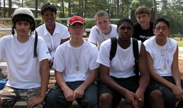 National Guard Youth Coordinator Joins 4-H Camp Photo Op