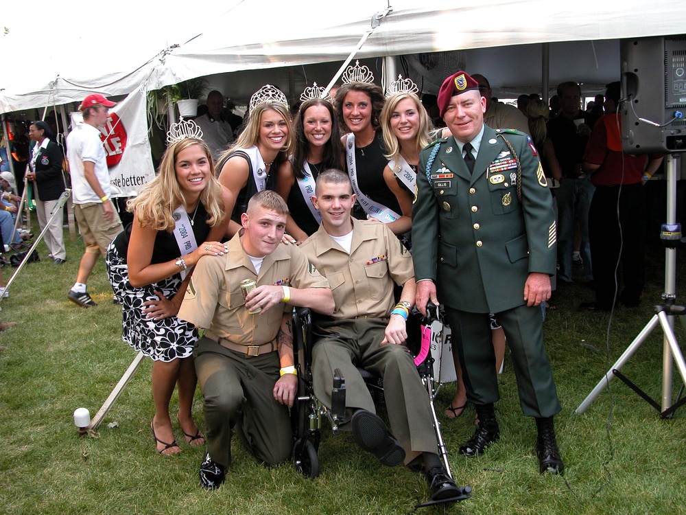 Wounded Warriors Honored at Hall of Fame Game