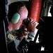 Coast Guard Loadmaster Scans for Person in Water