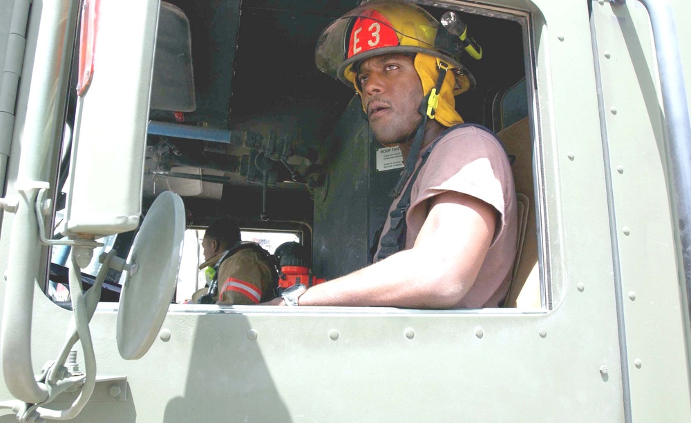 Army Reservist Fulfills Firefighting Dream Through Service in Iraq