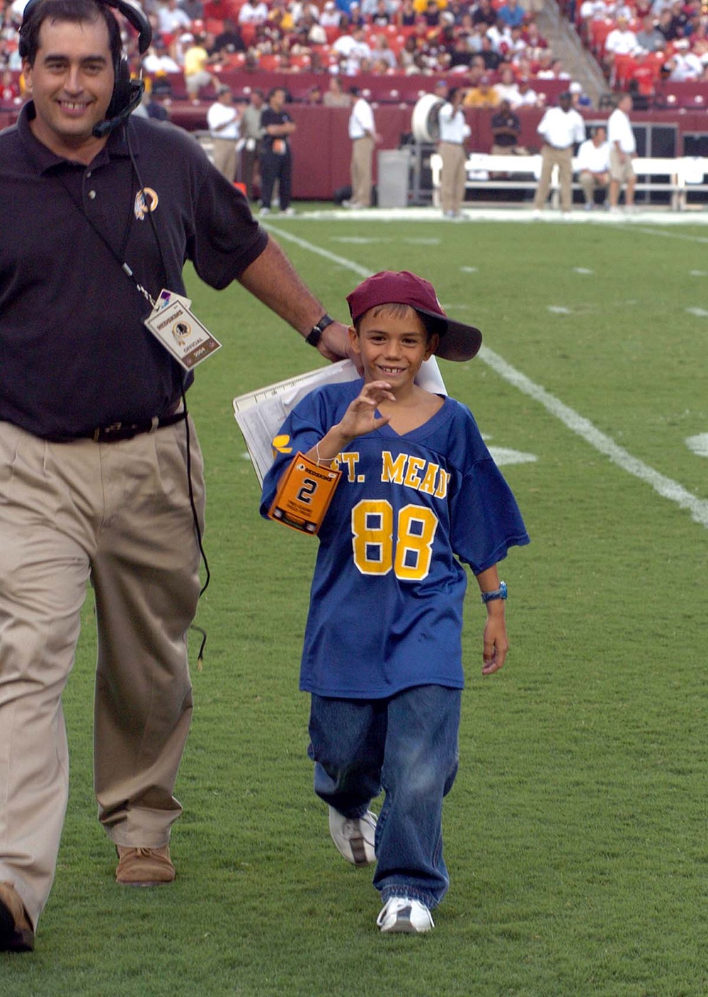 Youth Football Player Escorted Off FedEx Field During Redskins Game