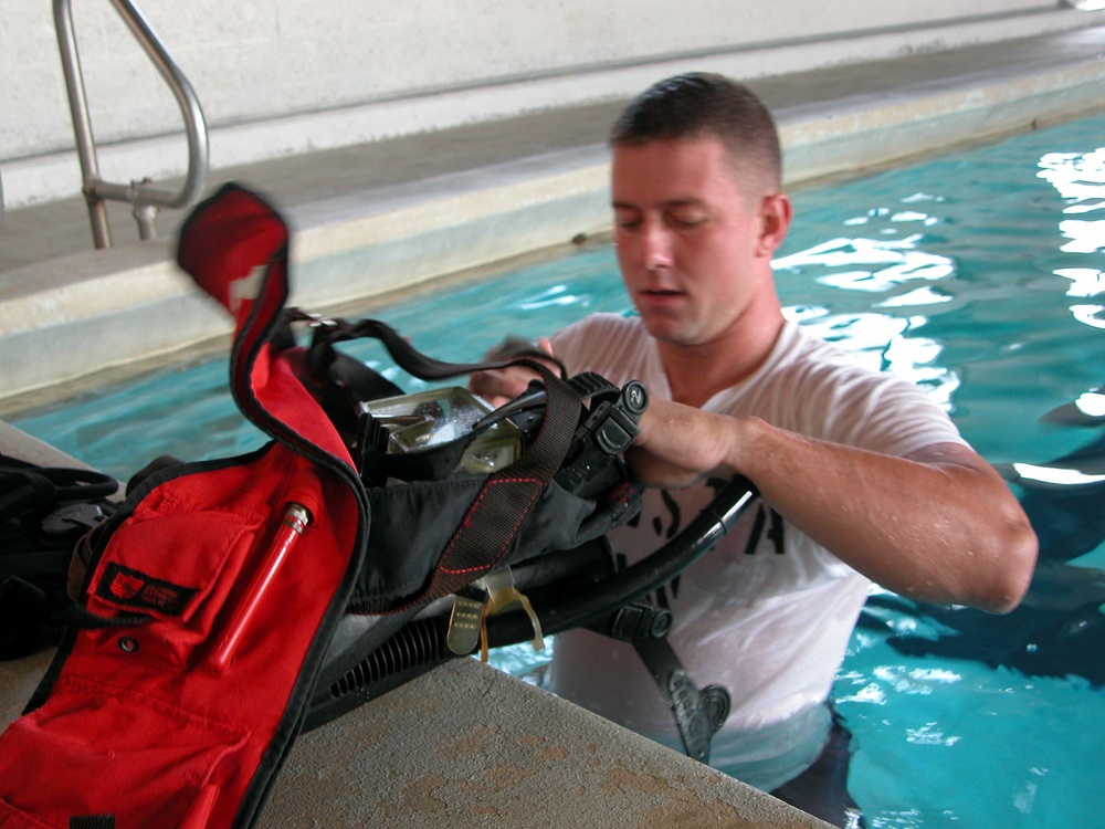 Coast Guard Seaman Prepares for Rescue Swimmer Training